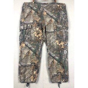 Realtree Men's Camouflage‎ Hunting Cargo Pants XXXL 48/50 Adjustable Hem